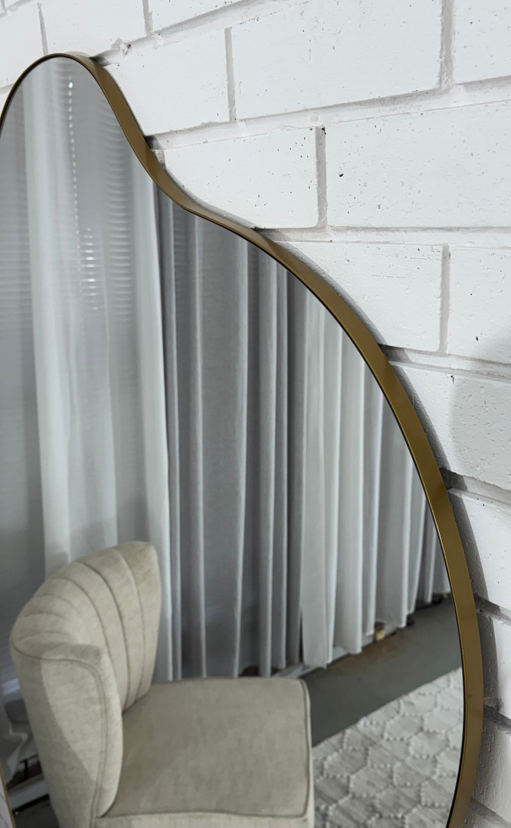 Lola Wave Full Length Mirror 190x120cm