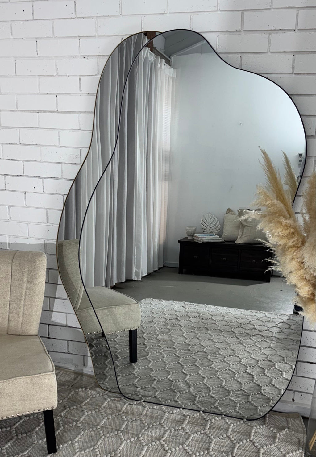 Lola Wave Full Length Mirror 190x120cm
