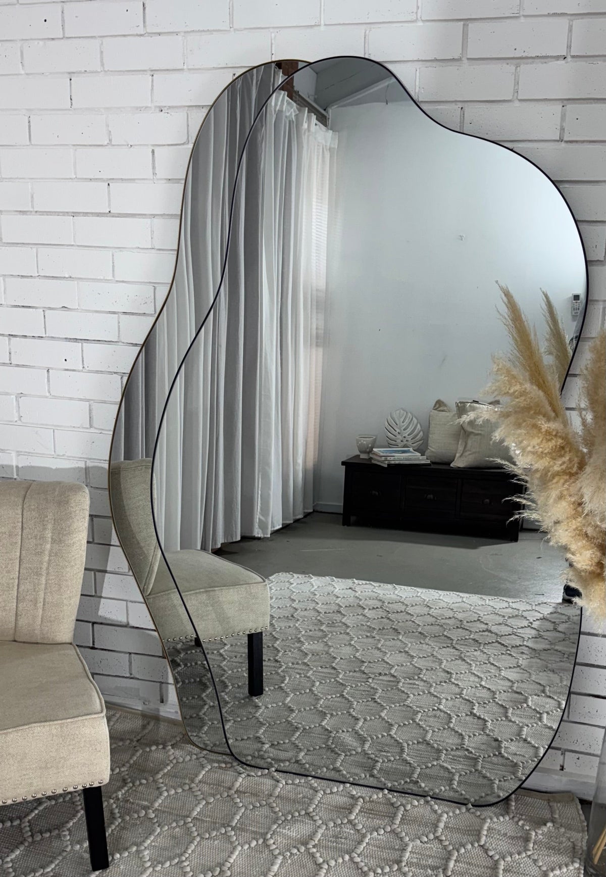 Lola Wave Full Length Mirror 190x120cm
