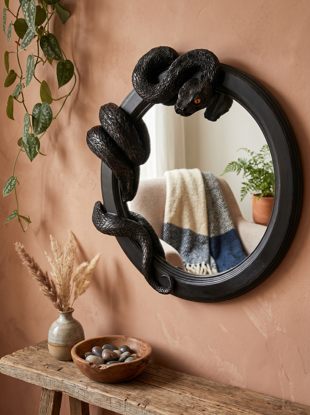 Shadow Serpent Statement Mirror