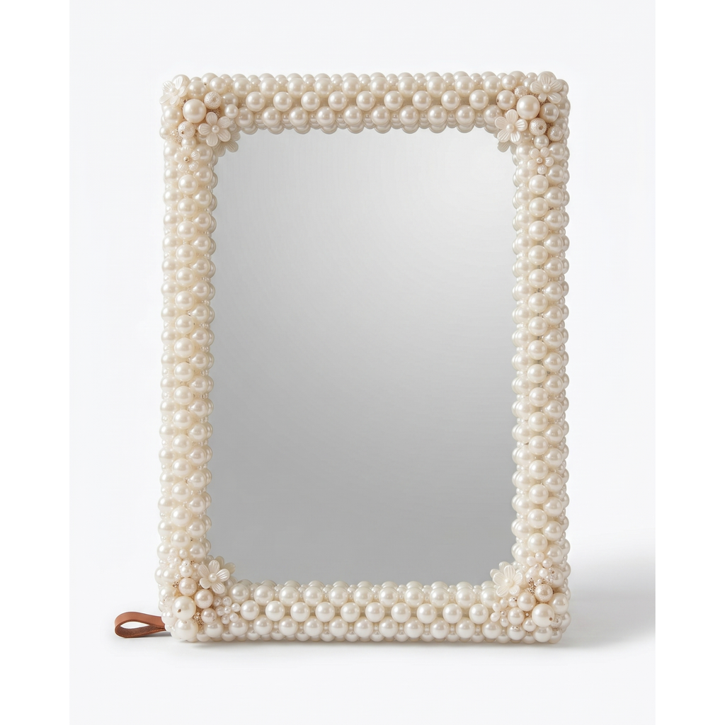 Pearl Frame Vanity Mirror