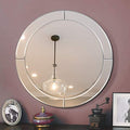 Border Round Decorative Mirror 24x24in
