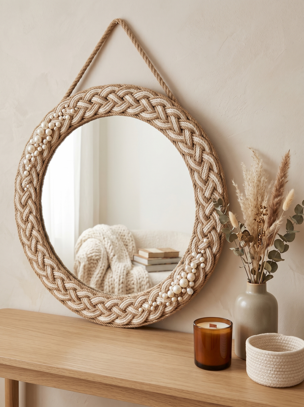 Nordic Rope Wall Mirror