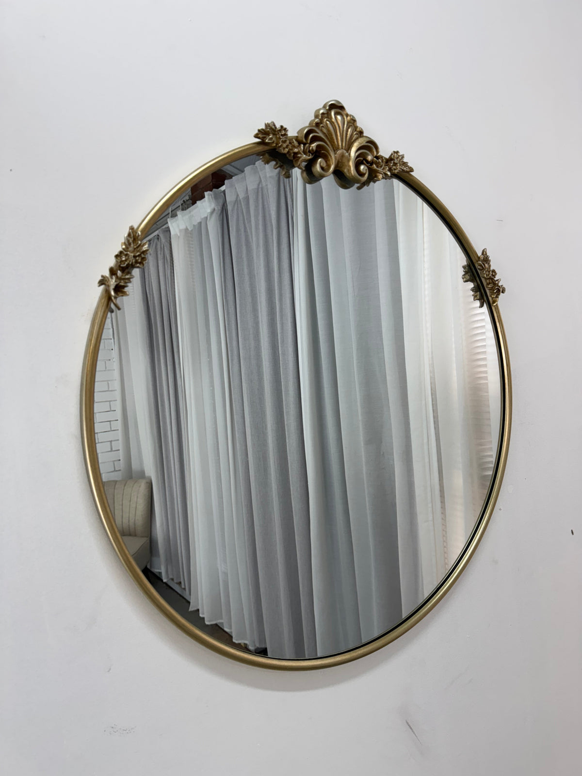 Casa Baroque Round Mirror 70cm
