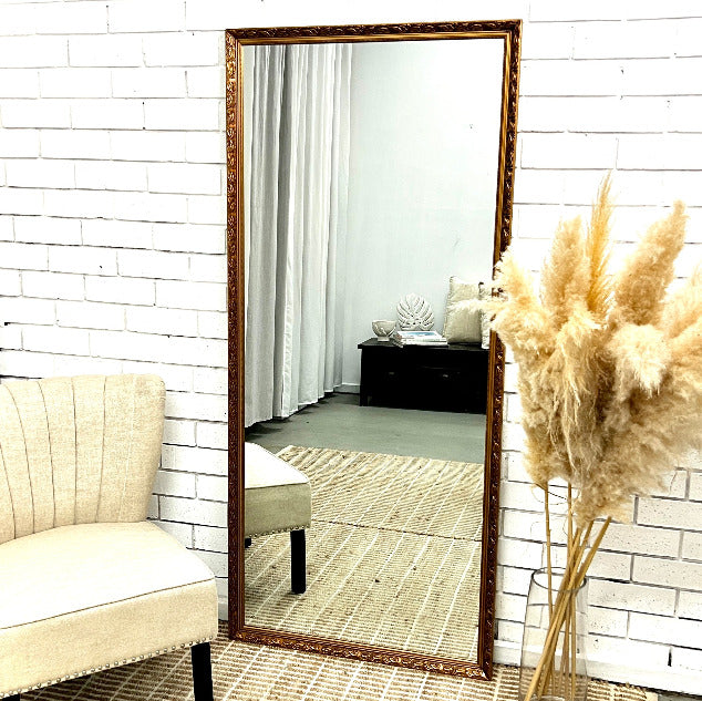 Leonora Ornate Wall Mirror 180x80cm
