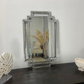 Portrait Bevelled Art Deco Mirror 50x80cm