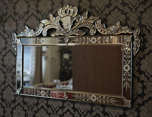 Classic Rectangle Venetian Mirror 36x25in